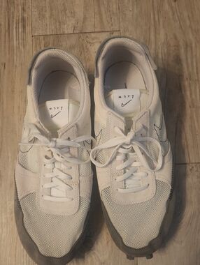 Nike Men's Daybreak Off White and Gray Mesh Running Sneakers N.354